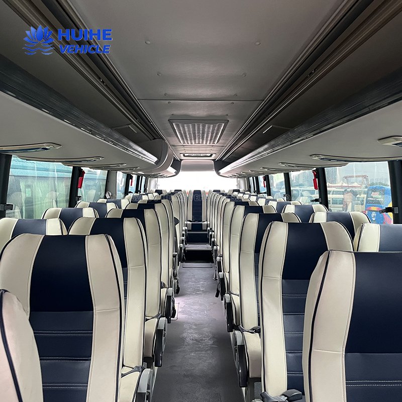 Golden Dragon Used Luxury Coach Bus 53 Seats Place 12m Diesel Buses Prices