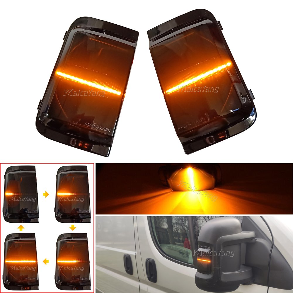 Dynamic Blinker for Fiat Ducato Ram Promaster Citroen Jumper Relay Peugeot Boxer Truck Box Professional Turn Signal Light