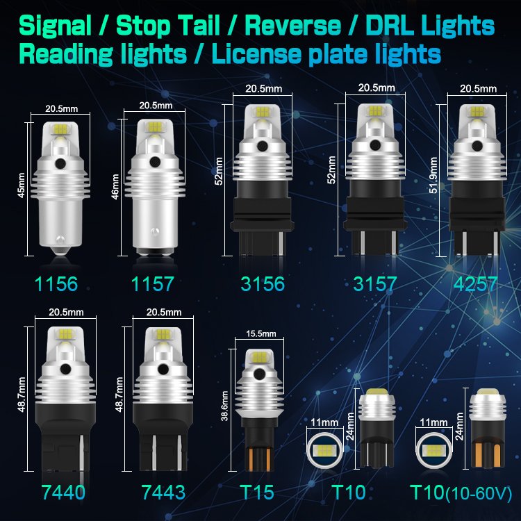 Gview Factory Super Bright Error Free 912 Led Bulb T15 W16W Led Canbus Rohs 12-24V White Reverse Backup 921 Led Lights Bulbs