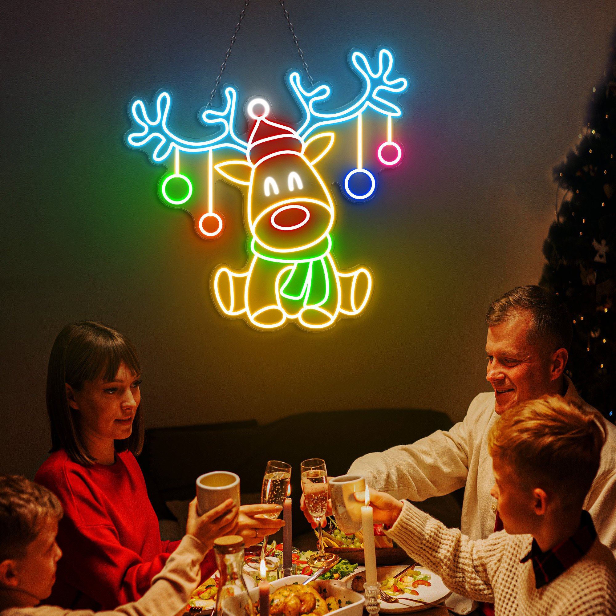 Wholesale Customised WeddingNeon Lights Sign Home Happy Birthday Light Led Neon Signs