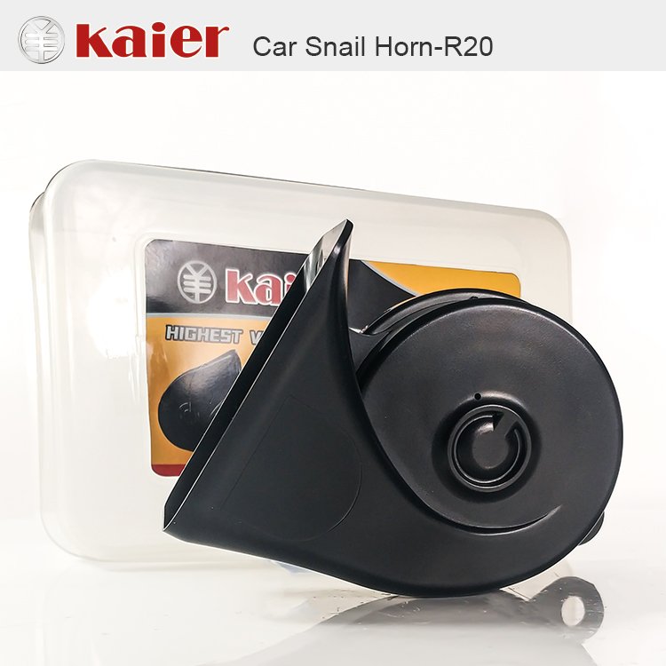 Kaier Original OEM Quality Car Accessories 12v 24v Disc Shaped Horn Dual Tone Waterproof Highest Sound Electric Car Trumpet