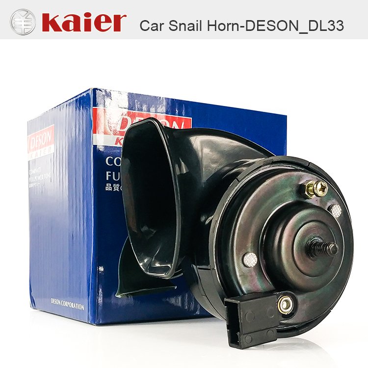 Kaier Original OEM Quality Car Accessories 12v 24v Disc Shaped Horn Dual Tone Waterproof Highest Sound Electric Car Trumpet