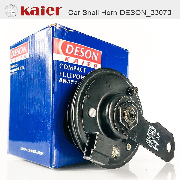Kaier Original OEM Quality Car Accessories 12v 24v Disc Shaped Horn Dual Tone Waterproof Highest Sound Electric Car Trumpet