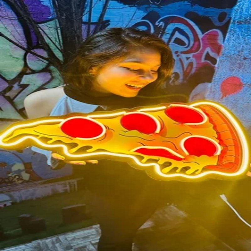 Custom Pizza Store Led Neon Sign Advertisement Neon Light Pizza Shop Lighting for Wall Decoration