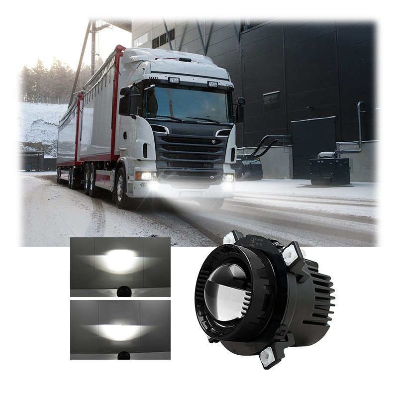 Tuff Plus 90mm High Low Beam 4x4 Spot Flood Combo Motorcycles Led Headlights