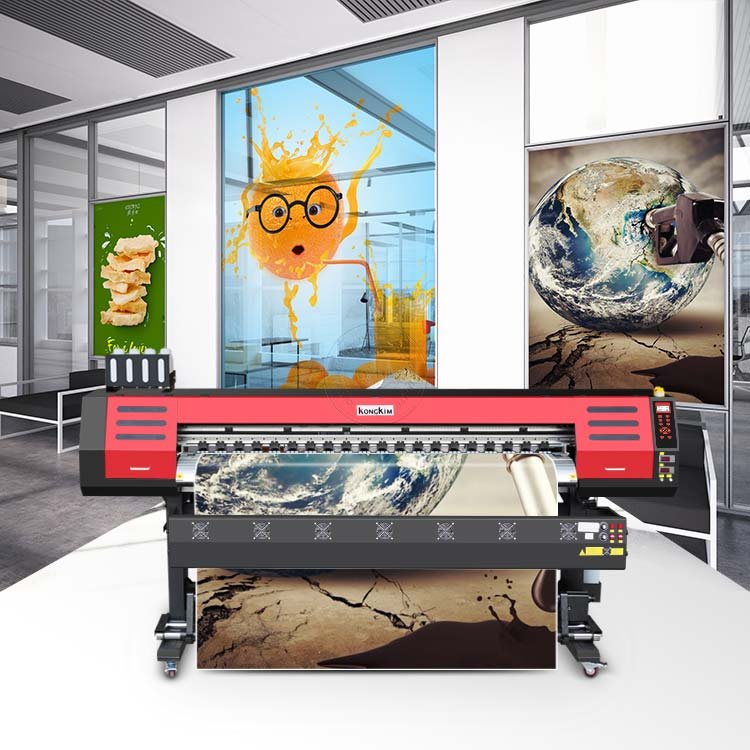 1.8m 2.5m 3.2m Inkjet Printer Flex Banner Plotter Flag Poster Bus Ads Printing Machine Digital Eco Solvent Printers