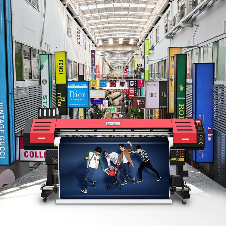 1.8m 2.5m 3.2m Inkjet Printer Flex Banner Plotter Flag Poster Bus Ads Printing Machine Digital Eco Solvent Printers