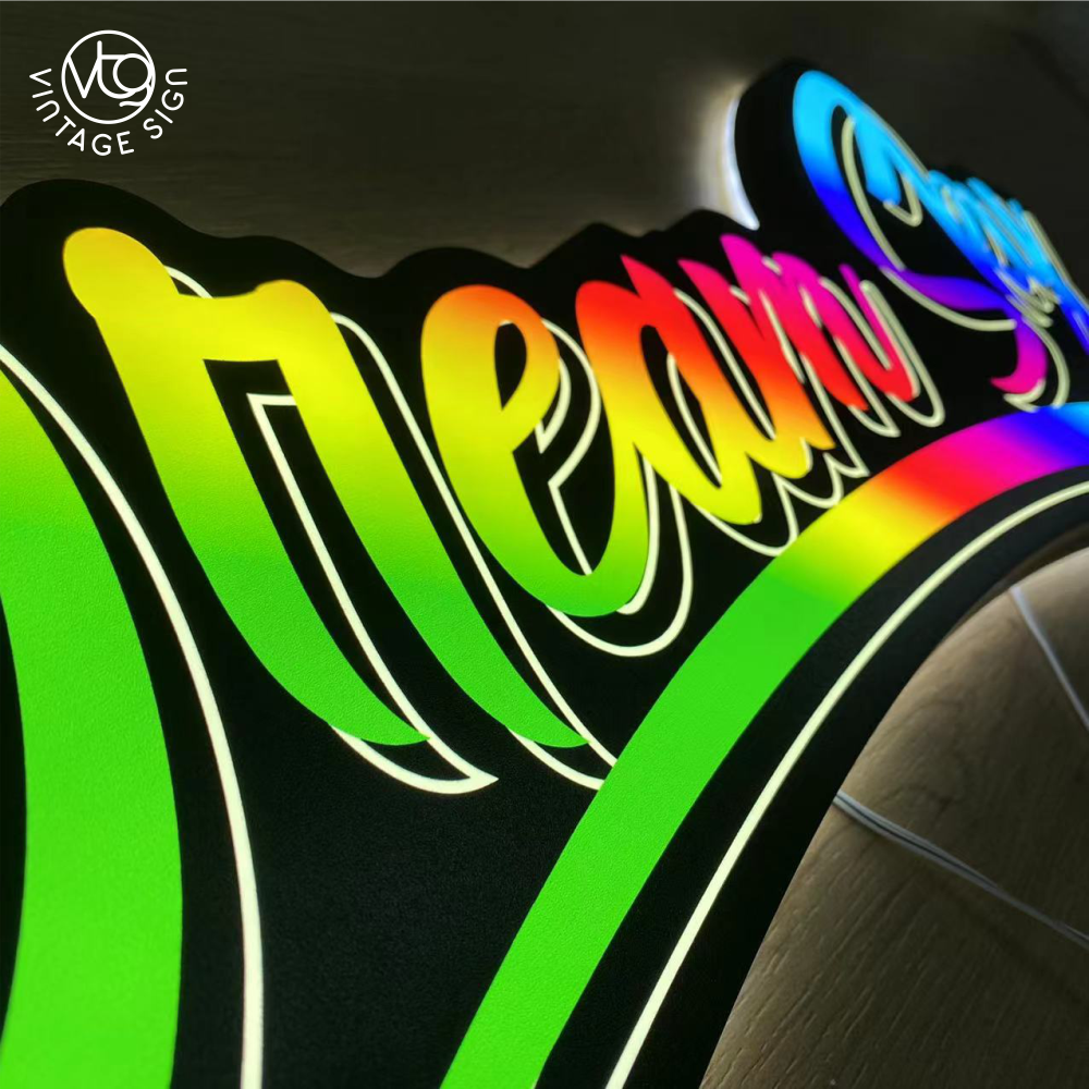 Outdoor Wall Mounted Advertising Waterproof Led 3D Logo Light Box Sign Acrylic Led Light Box Logo
