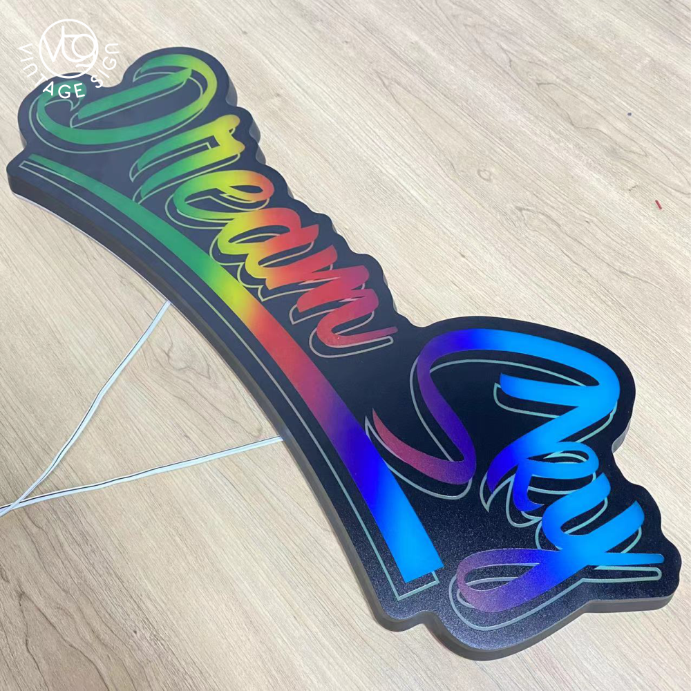 Outdoor Wall Mounted Advertising Waterproof Led 3D Logo Light Box Sign Acrylic Led Light Box Logo
