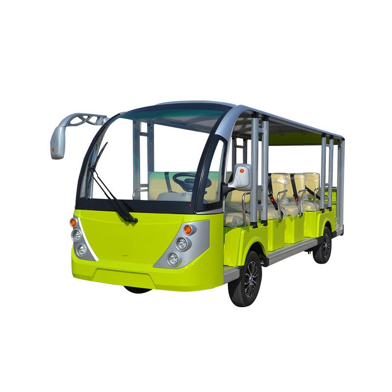 Four-wheel Scenic Tour Reception 14 Person Seats Sightseeing Electric Tourist Car