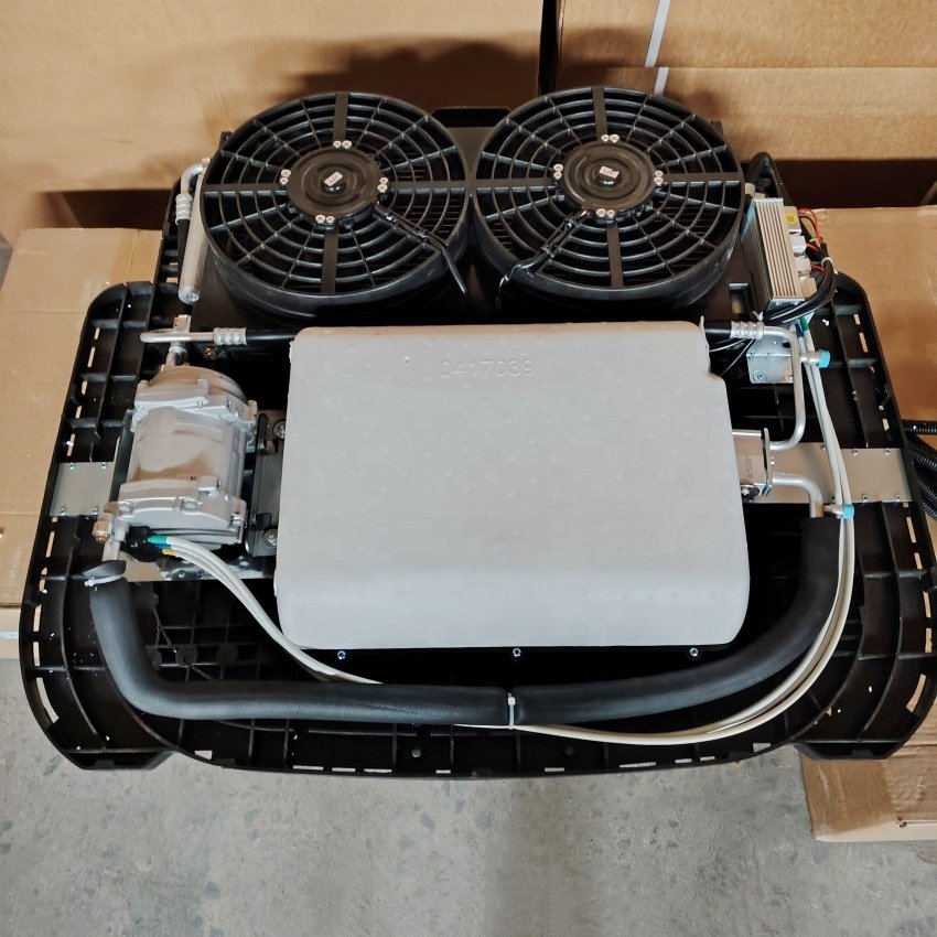 Motorhome Camper 12 Volt Electric 24V Air Conditioning Rooftop 12V Parking Air Conditioner for Trucks