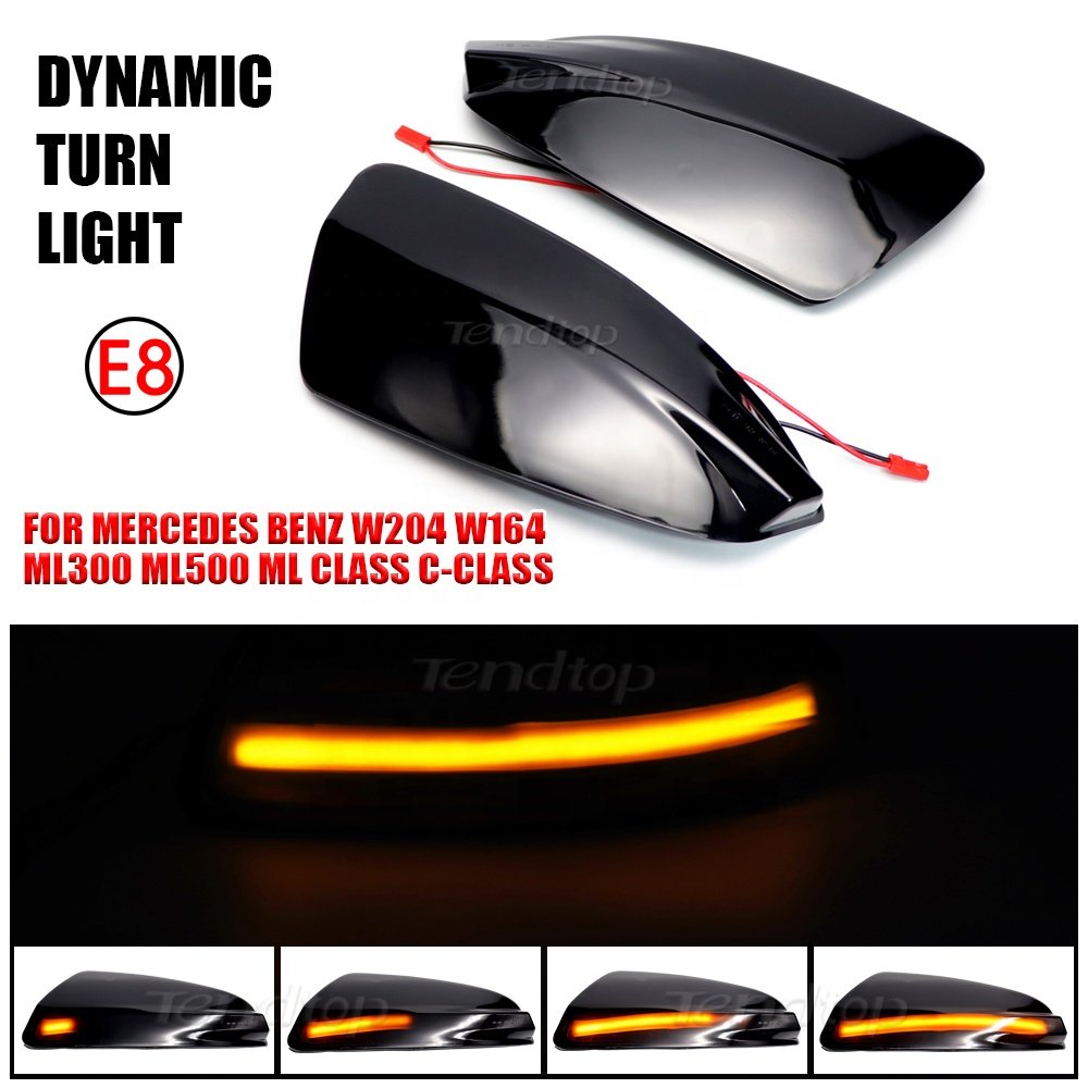 Mirror Sequential LED Turn Signal Lights for Mercedes Benz Vito W204 W639 S204 C250 C350 C63 AMG Dynamic Indicator Blinker Lamps