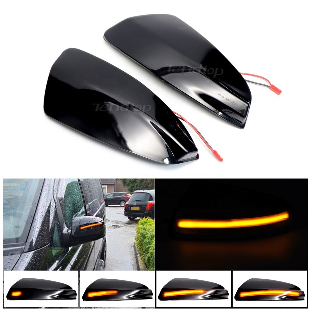 Mirror Sequential LED Turn Signal Lights for Mercedes Benz Vito W204 W639 S204 C250 C350 C63 AMG Dynamic Indicator Blinker Lamps