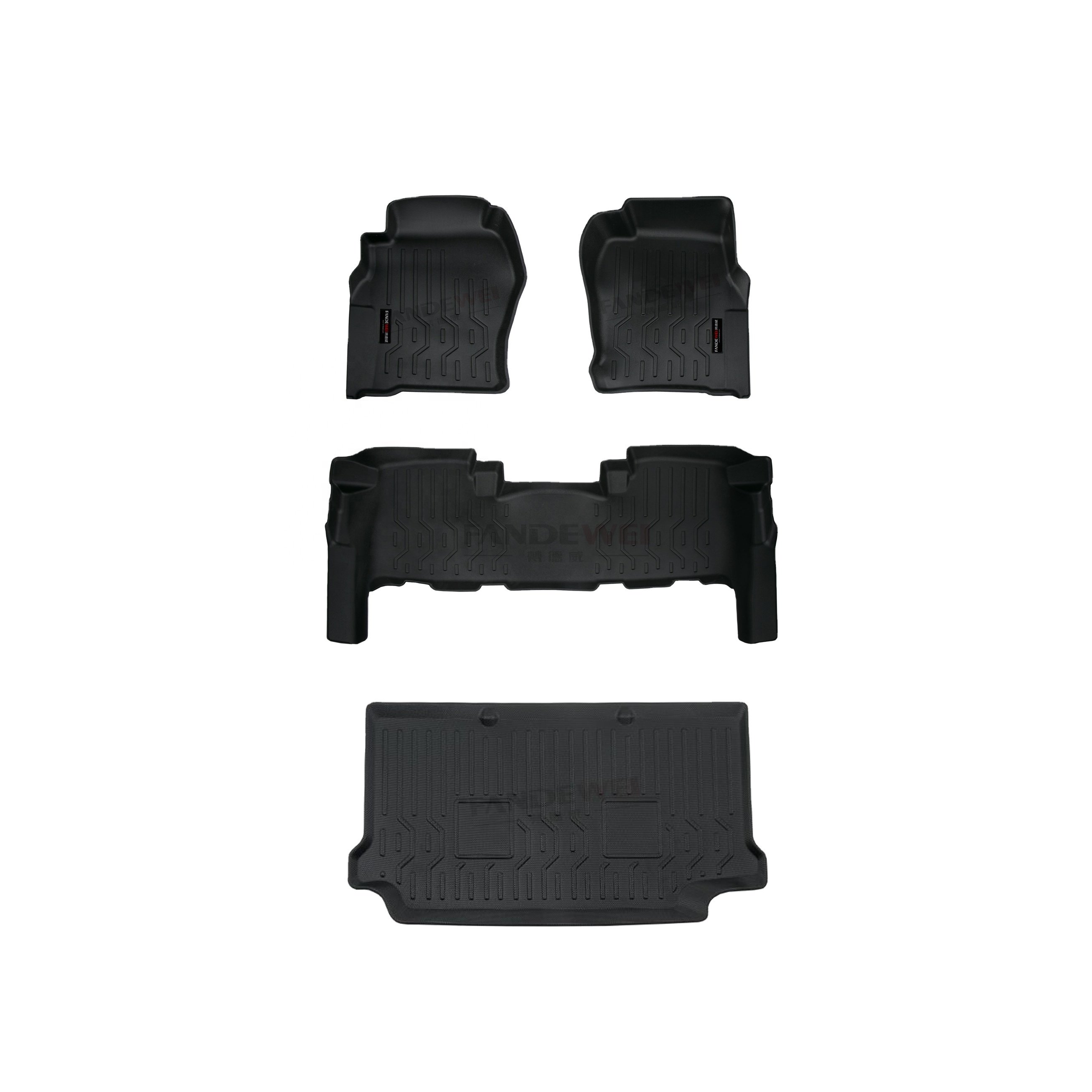 4 Doors Waterproof Car Accessories Customized Car Floor Liners for NISSAN XTERRA/Patrol GU Y61/62