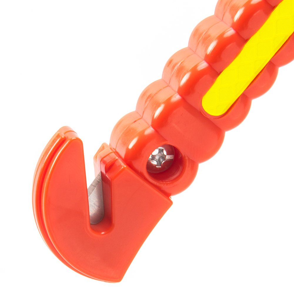3 in 1 Emergency Seatbelt Cutter Window Breaker Light Reflective Tape Bus Car Escape Tool Safety Hammer