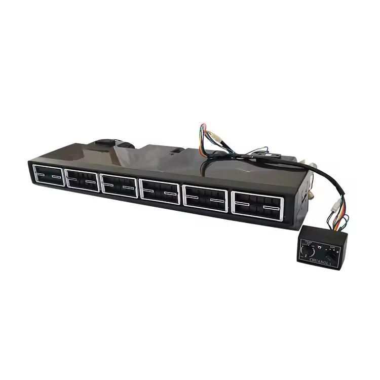 RGFROST Universal HVAC Compressor A/C Add-On Dash Evaporator Assembly Unit Nissan Mini Buses Vans-24V 12V Street Rod