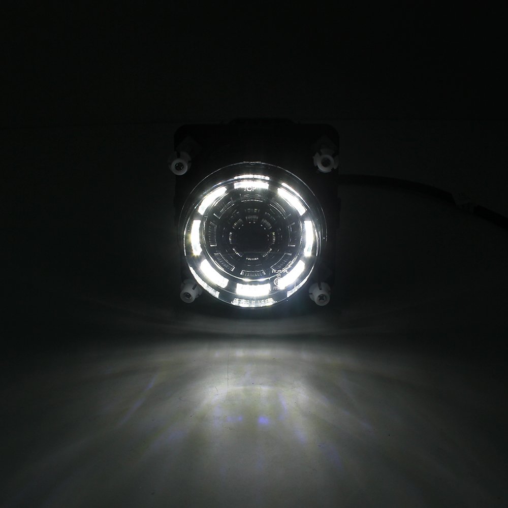 Car LED Headlight 90MM Hi-Low Beam W/Position Lights for SUV Bus Motorcycle 3.5inch Work Light