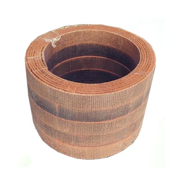 Brown Color Non-asbestos Woven Resin Brake Lining Roll