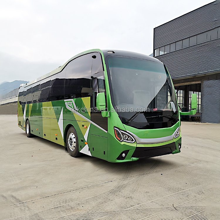 12 Meter 60-Seater Automatic Electric RHD Luxury Coach Bus Pure Electric Tourist Vehicle-New Condition