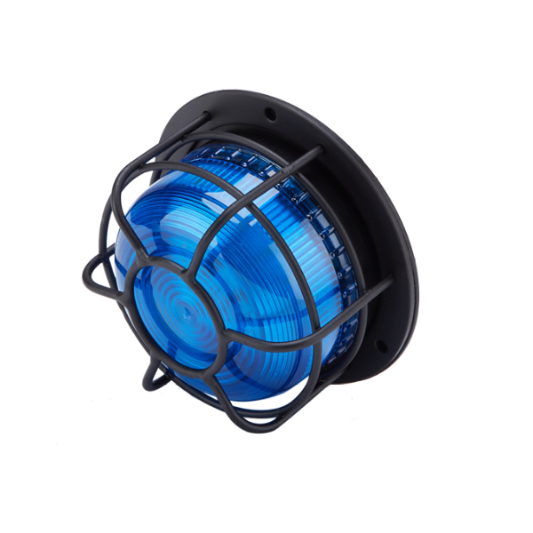 6 Watt 10 to 36 V LED Blue Beacon Light Truck Emergency Car Ambulance Warning Lamp Led Rotating Strobe Beacon Light