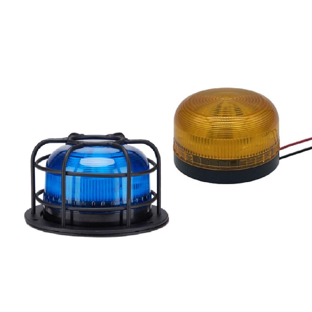 6 Watt 10 to 36 V LED Blue Beacon Light Truck Emergency Car Ambulance Warning Lamp Led Rotating Strobe Beacon Light