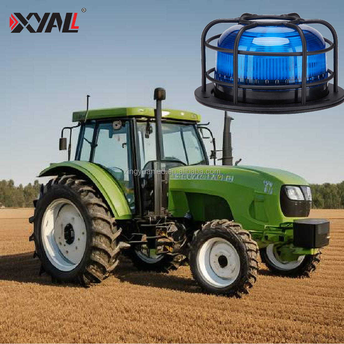 6 Watt 10 to 36 V LED Blue Beacon Light Truck Emergency Car Ambulance Warning Lamp Led Rotating Strobe Beacon Light