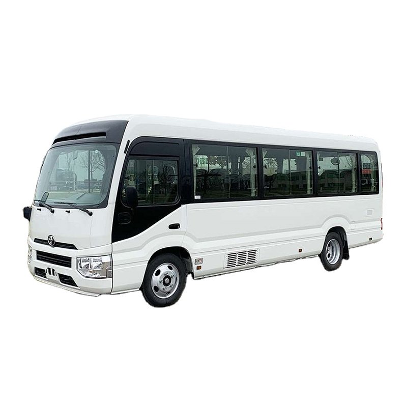 White Good Condition Toyo Ta Used Bus 30 Passenger Mini Coaster Bus