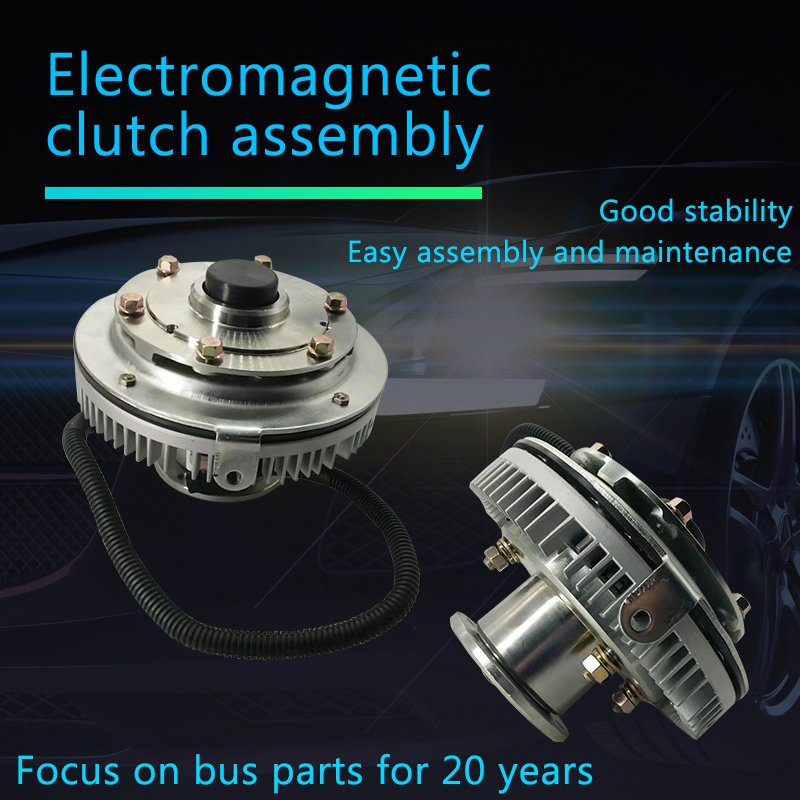 China Bus air Conditioning Parts 12V 24V Bus Fan Electromagnetic Clutch Accessories for coach Golden Dragon Kinglong Higer Part