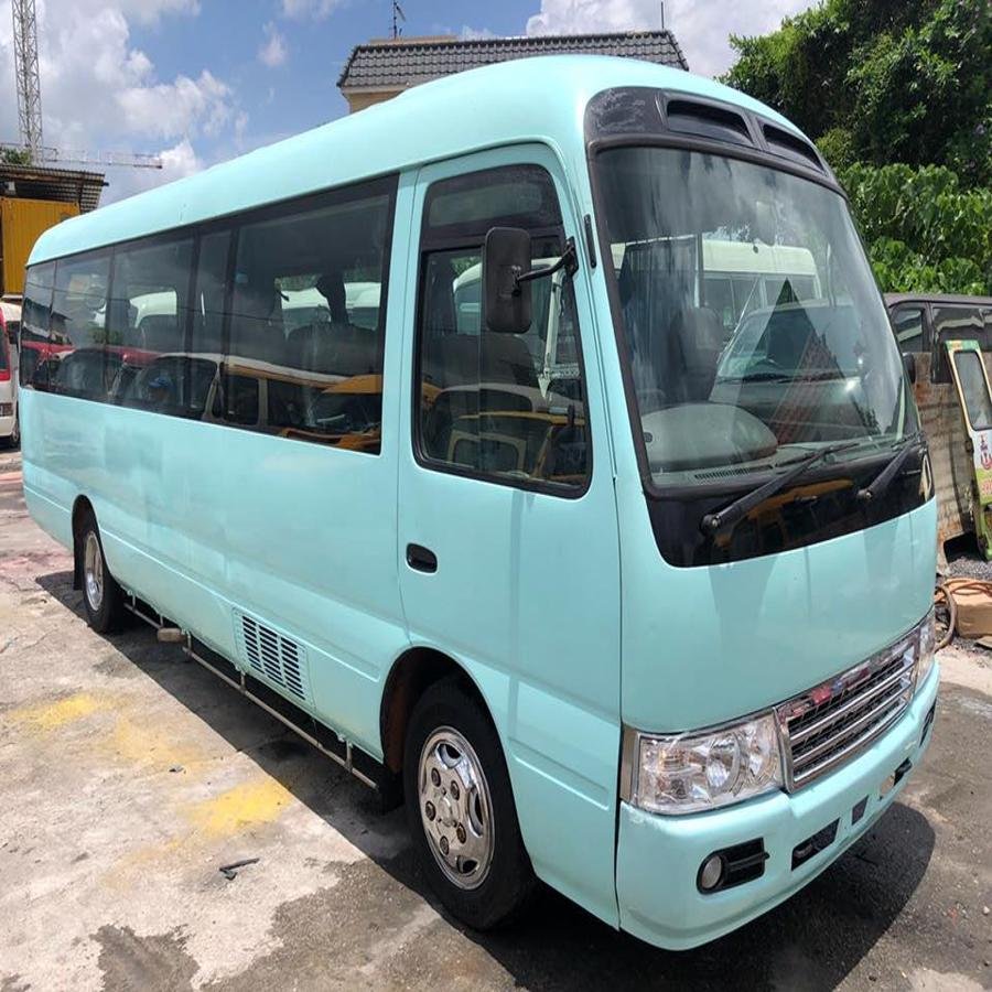 Fresh and Clean Used Toyota Coaster Bus 2020 2019 2018 2017 Diesel Engine LHD RHD No Accident History Cheap Price