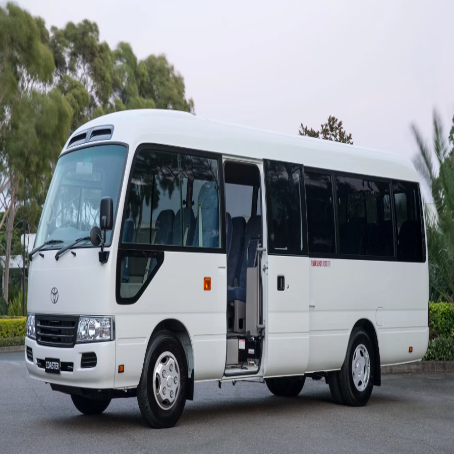 Fresh and Clean Used Toyota Coaster Bus 2020 2019 2018 2017 Diesel Engine LHD RHD No Accident History Cheap Price