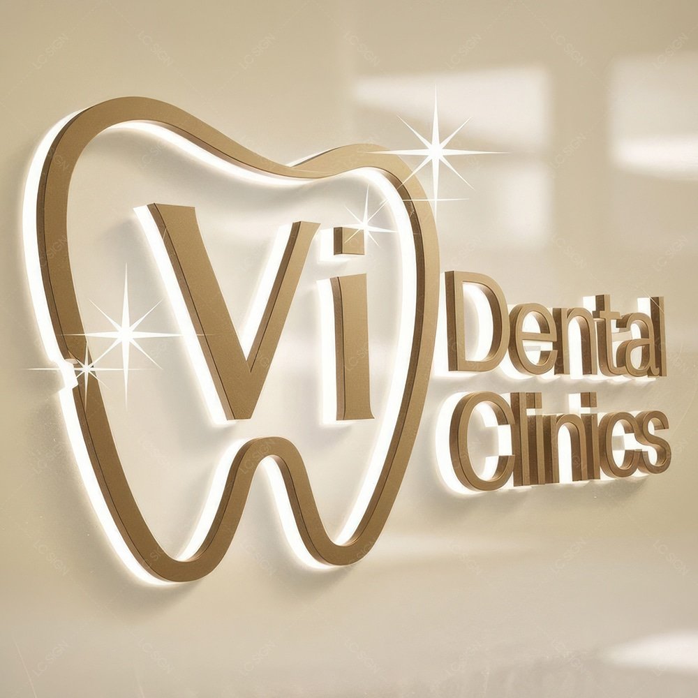 Company Signs Led Acrylic Light Channel Letters Outdoor 3D Acrylic Front Lit Led Shop Sign 3D Led Letter Sign Backlit