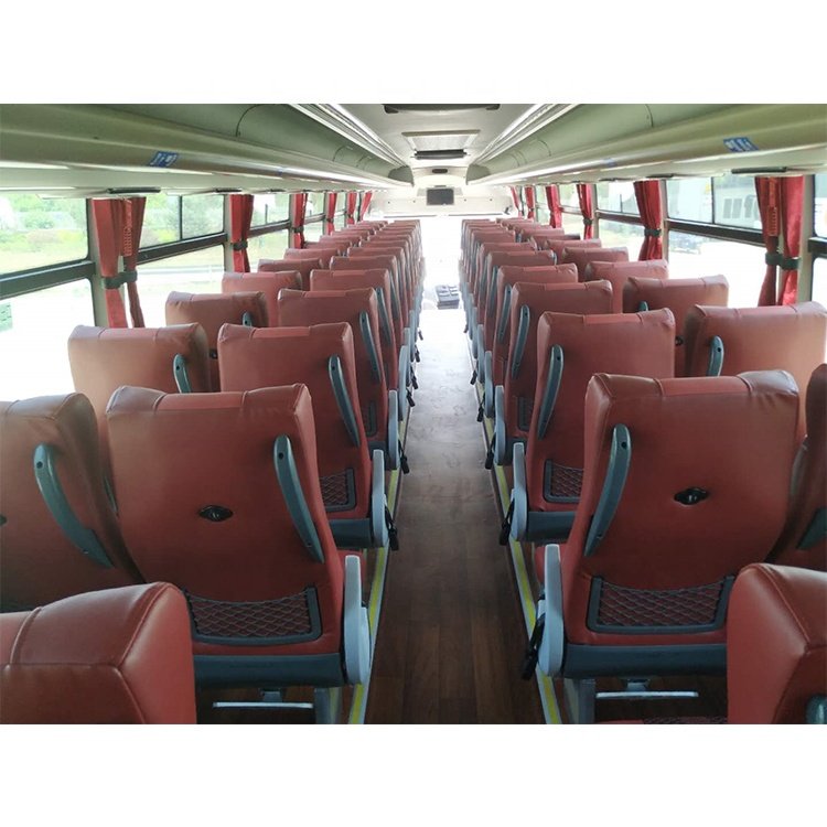 58-68 Seater Euro 2 Euro 3 Front Engine Right Hand Drive 12.5m RHD Front Engine Coach Bus RHD a King Coach Bus for Africa CN;JIA