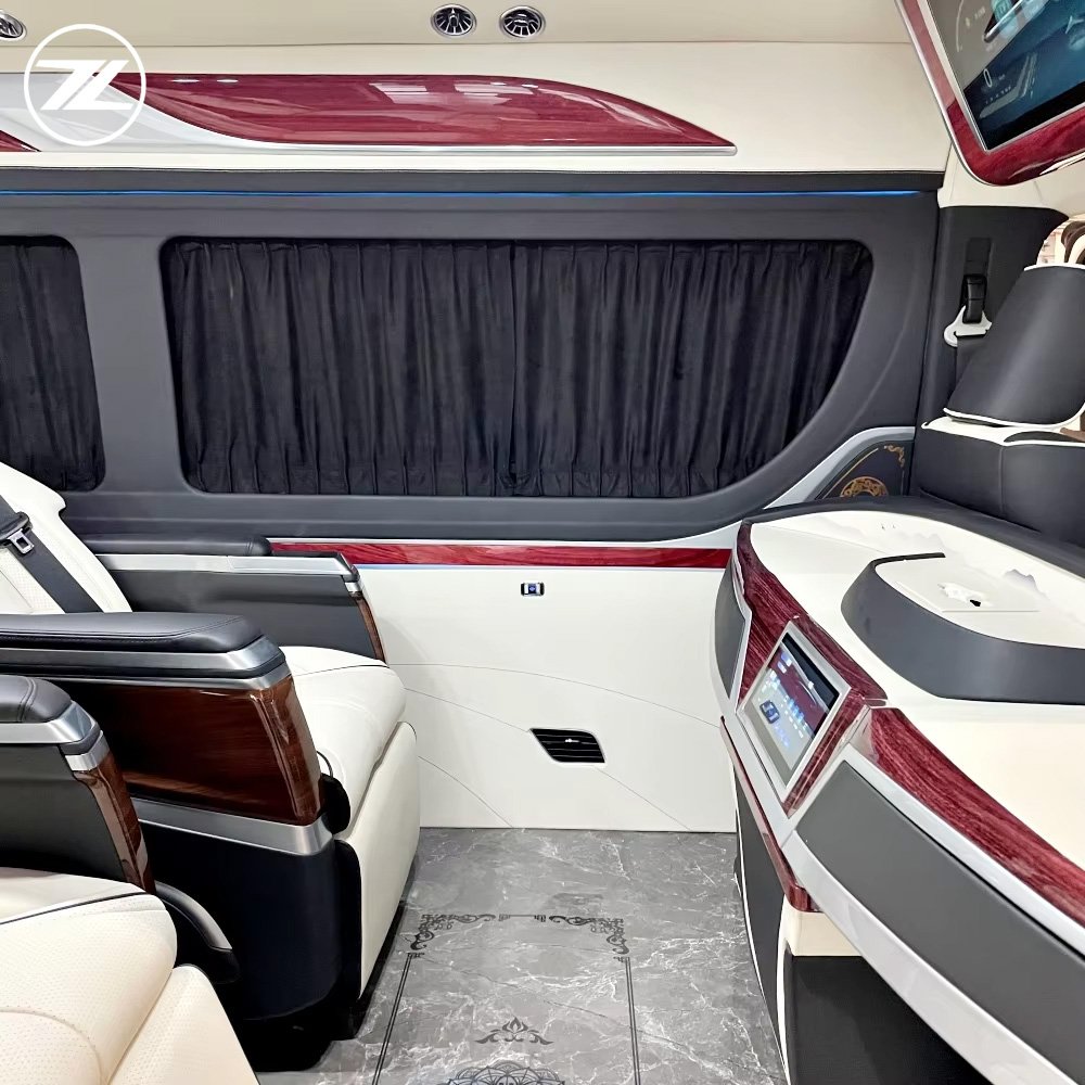 VIP Luxurious Van Seat Car Interior Upgrade Complete Modification Plan Luxury Accessory Headlight Kit TOYOTA Hiace