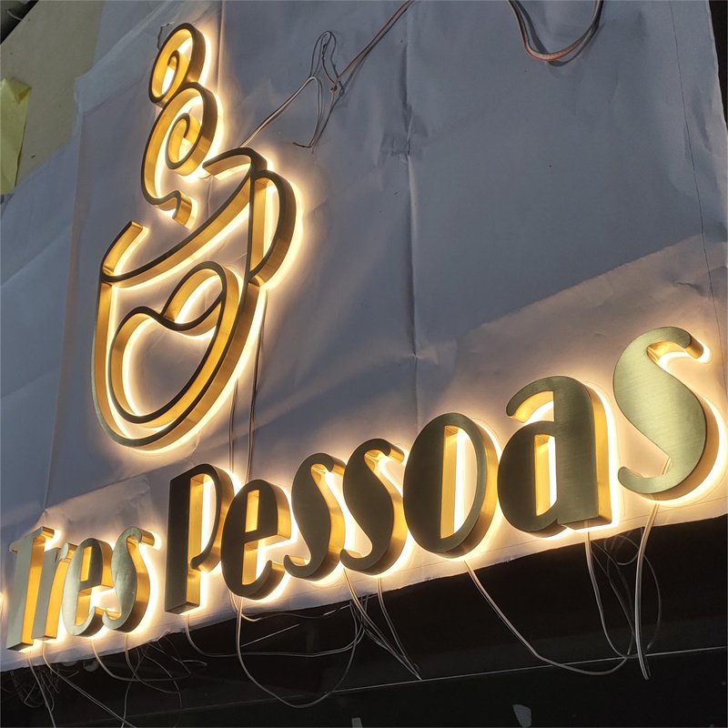 3d Logo Shop Sign Luminous Building Sign Customized Business Signs Outdoor Storefront Led Letters