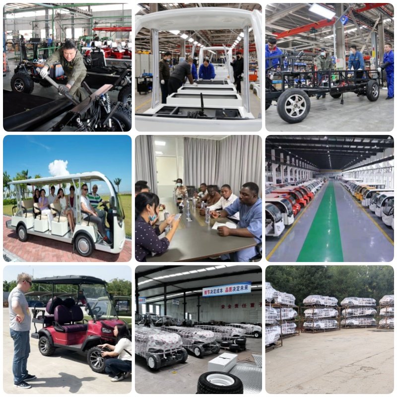 CE Approved 4-Seater Adult Utility Vehicle 48V 72 Lithium Electric Golf Cart ATV 4 Wheels Electric Club Buggy Golf Buggy Cart