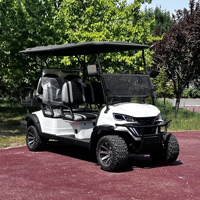 CE Approved 4-Seater Adult Utility Vehicle 48V 72 Lithium Electric Golf Cart ATV 4 Wheels Electric Club Buggy Golf Buggy Cart