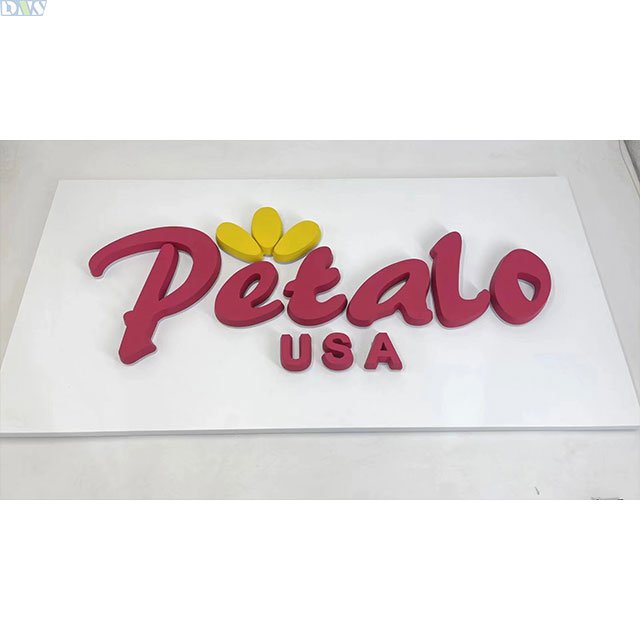 Letter Deco Led Signage Acrylic Letters Sign Led bar Sign Solid Acrylic Led Letters with Backplate