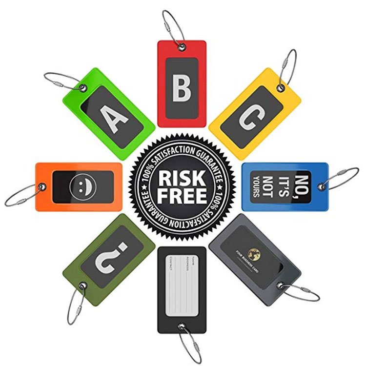 New Suitcase Luggage Tags Identifier Label ID Address Holder Environmental Protection Cover Luggage Tag Travel Accessories