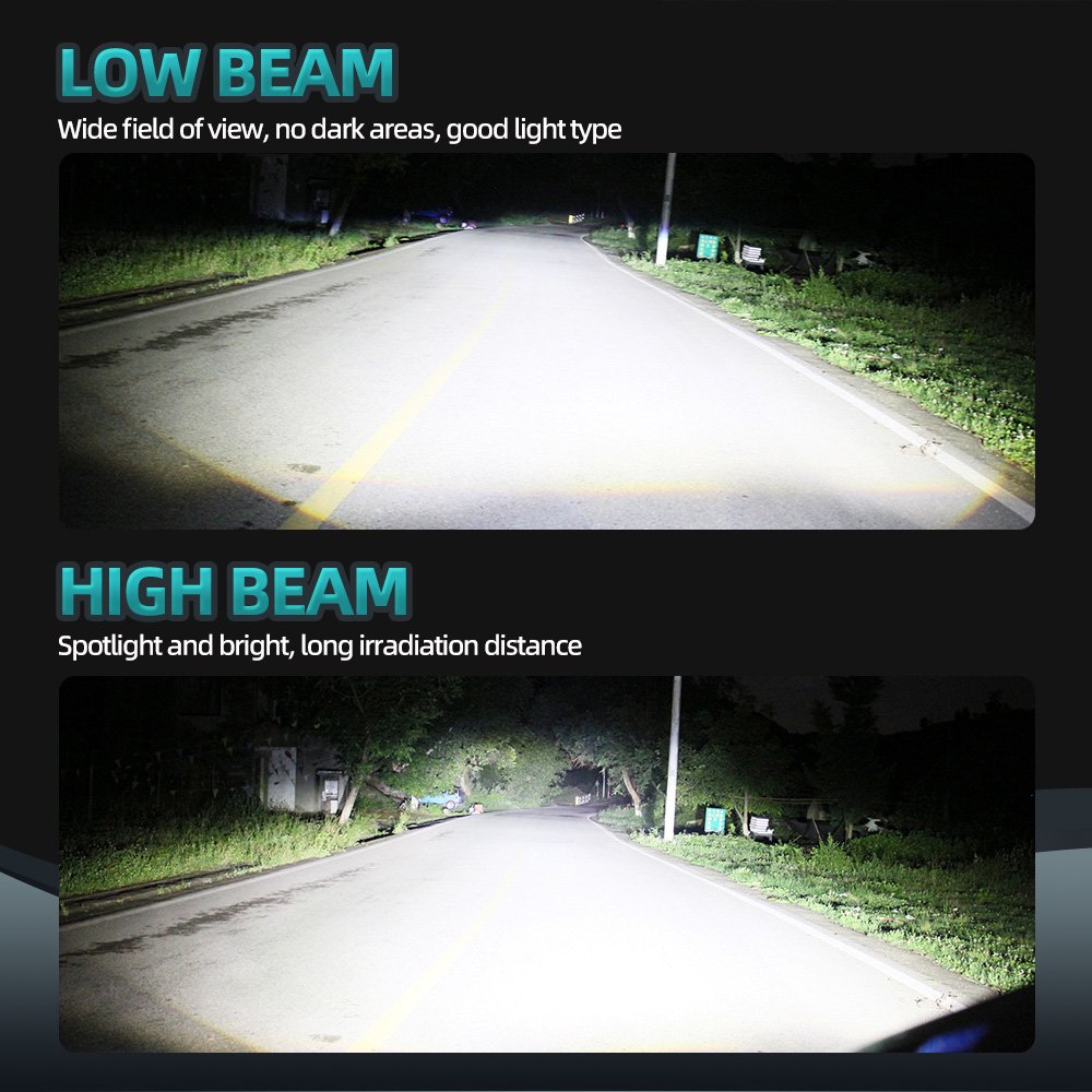 Roadsun Led Para Carros H1 H4 H11 H13 HB4 HB3 H27 880 9004 9006 9007 H7 LED Headlight Bulb Car Fog Lights Bus Accessories