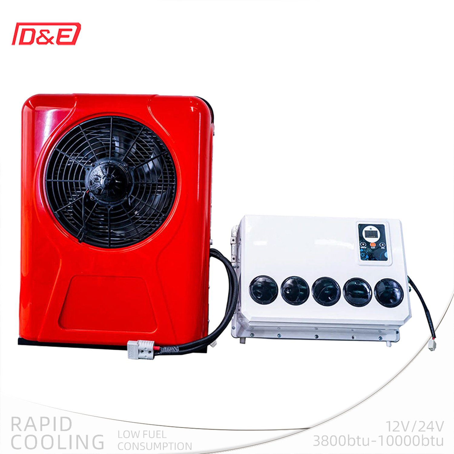 Mini Split Quiet and Comfortable 24v 12v Air Conditioner for Truck RV Excavator 3800 10000 Btu