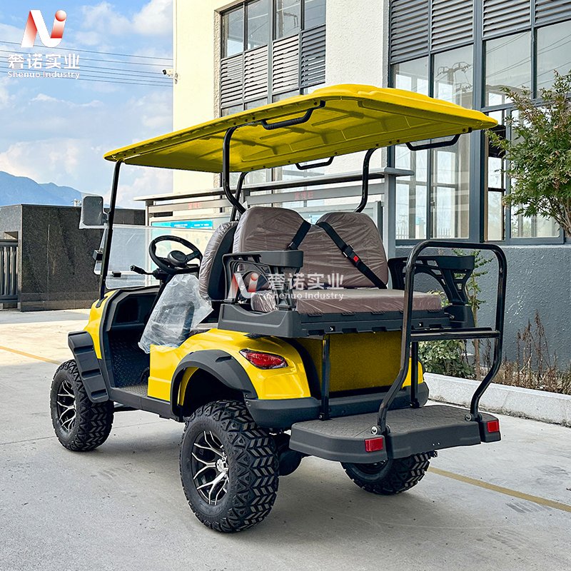 High-Quality Customized Four-Wheel Gasoline Golf Cart Sightseeing Petrol Vehicles Bus