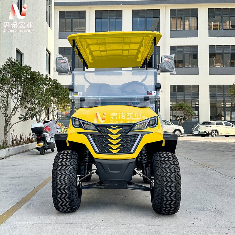 High-Quality Customized Four-Wheel Gasoline Golf Cart Sightseeing Petrol Vehicles Bus