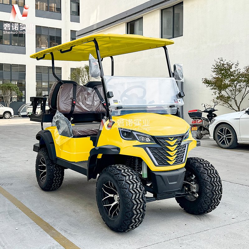 High-Quality Customized Four-Wheel Gasoline Golf Cart Sightseeing Petrol Vehicles Bus