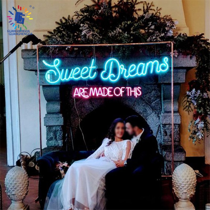Manufacturer Hot Selling Christmas Decorations Lighting Letters Acrylic Led Neon Lights Wedding Neon Party Neon Sign