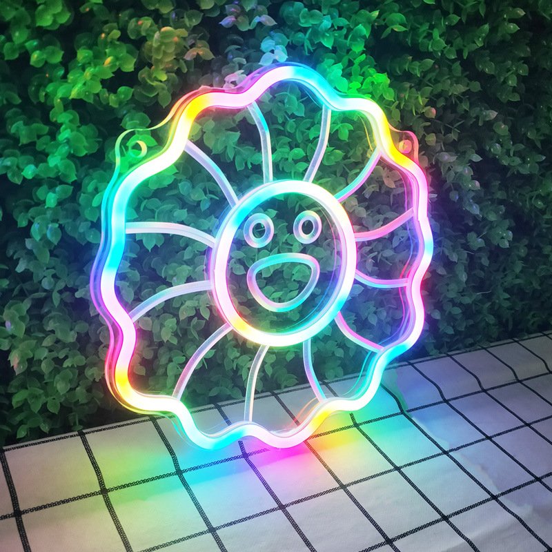 Neon Sign Lightning LED Neon Light Custom Night Light Battery USB Operated Table Lamp for Party Home Bar Gift Decoration Neon Li