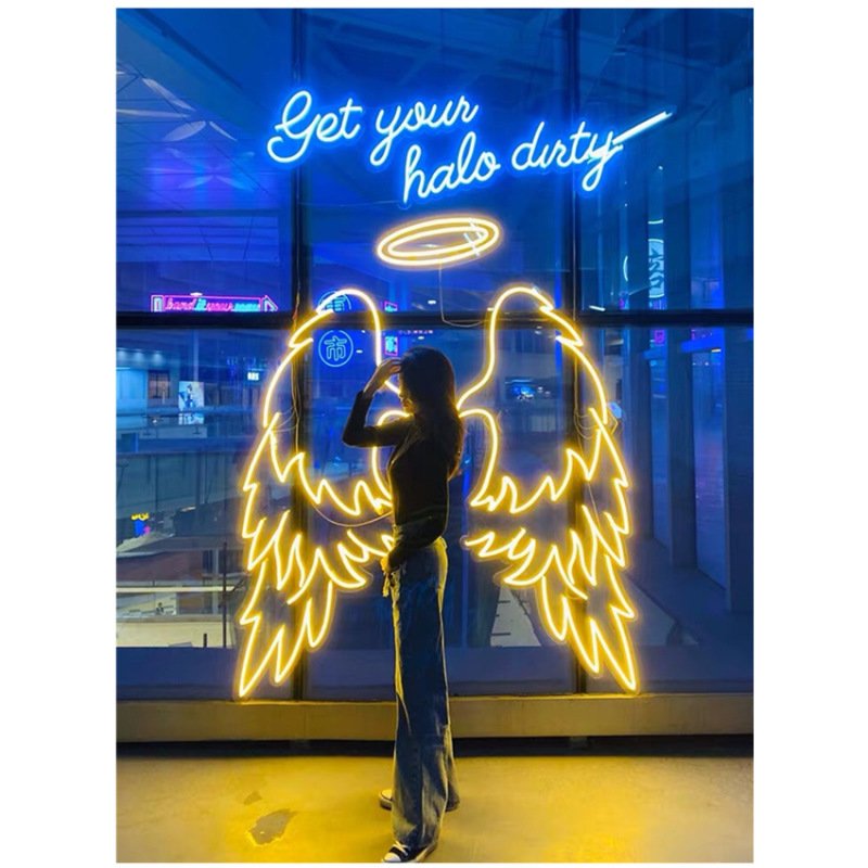 Neon Sign Lightning LED Neon Light Custom Night Light Battery USB Operated Table Lamp for Party Home Bar Gift Decoration Neon Li
