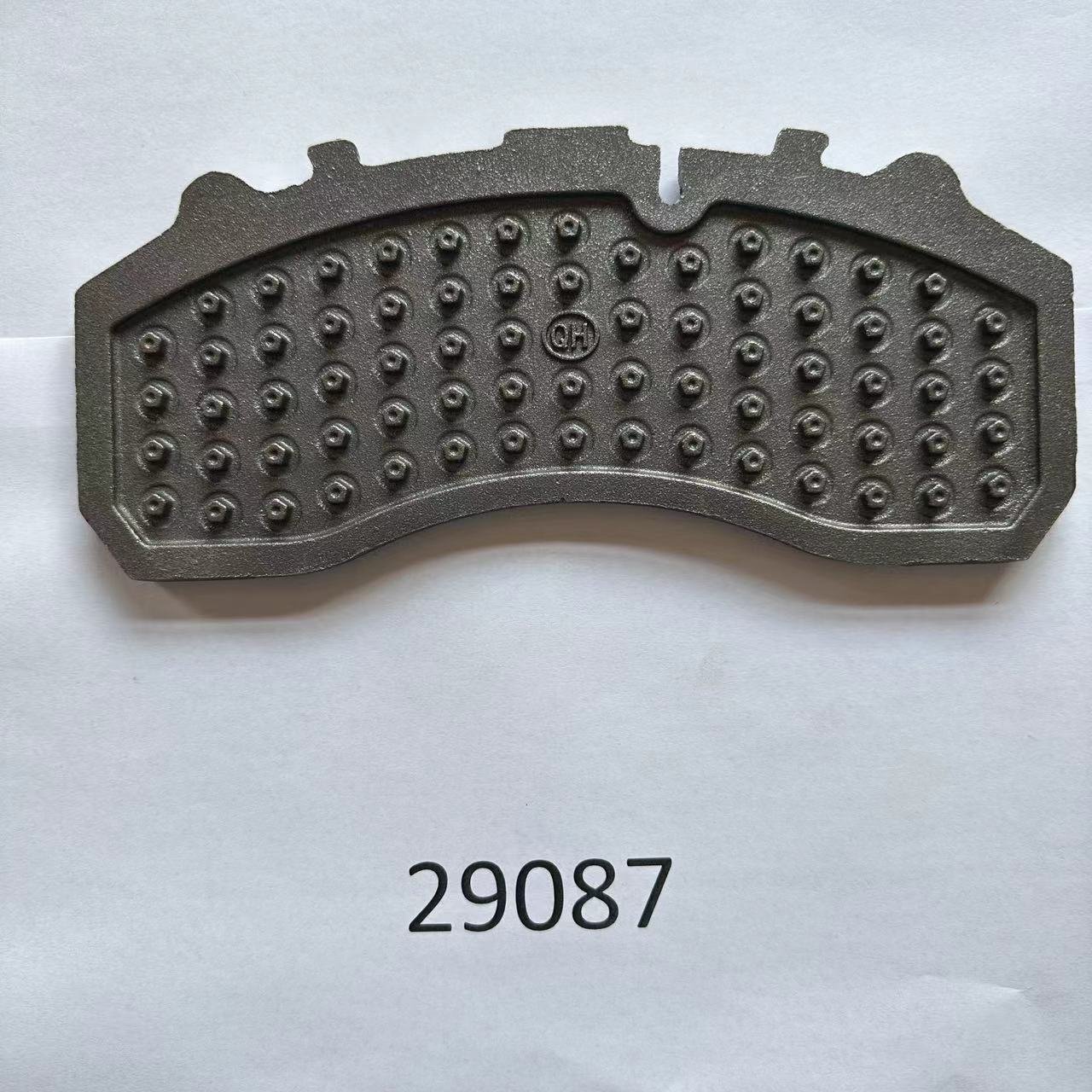29244 Custom-Sized Corrosion-Resistant Auto Brake Pad Steel Casting Back Plate