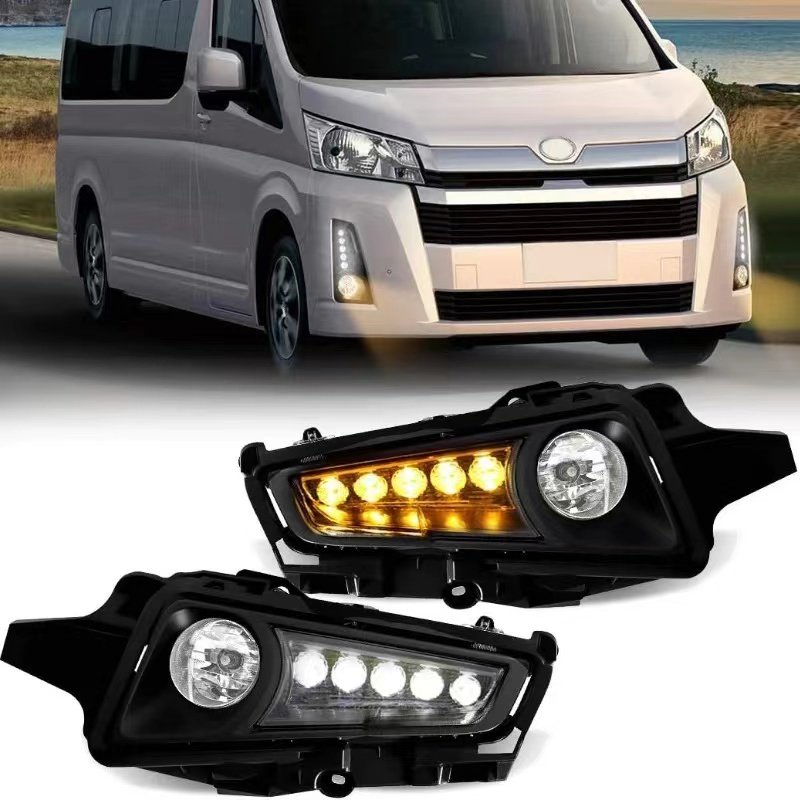 Car Lamp LED Drl Fog Light for Hiace 2019-2022 Directly From Factory Hiace Bodykit Head Light