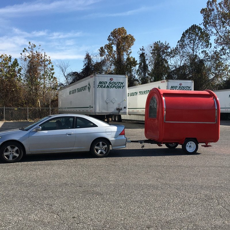 Low Cost Fully Equipped Concession Food Trailer Truck / Mobile Bus Restaurant for California USA