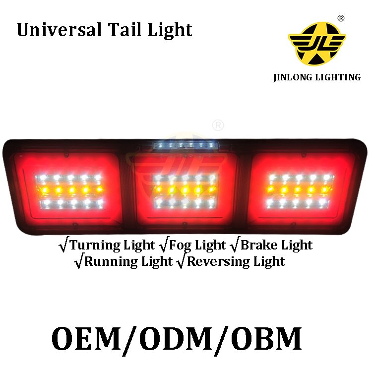 OEM Factory LED Taillight Turn Signal Lamp Rear Tail Lights Bar Strip for Truck Trailer Bus Lorry 24V 12V Brake Driving Light